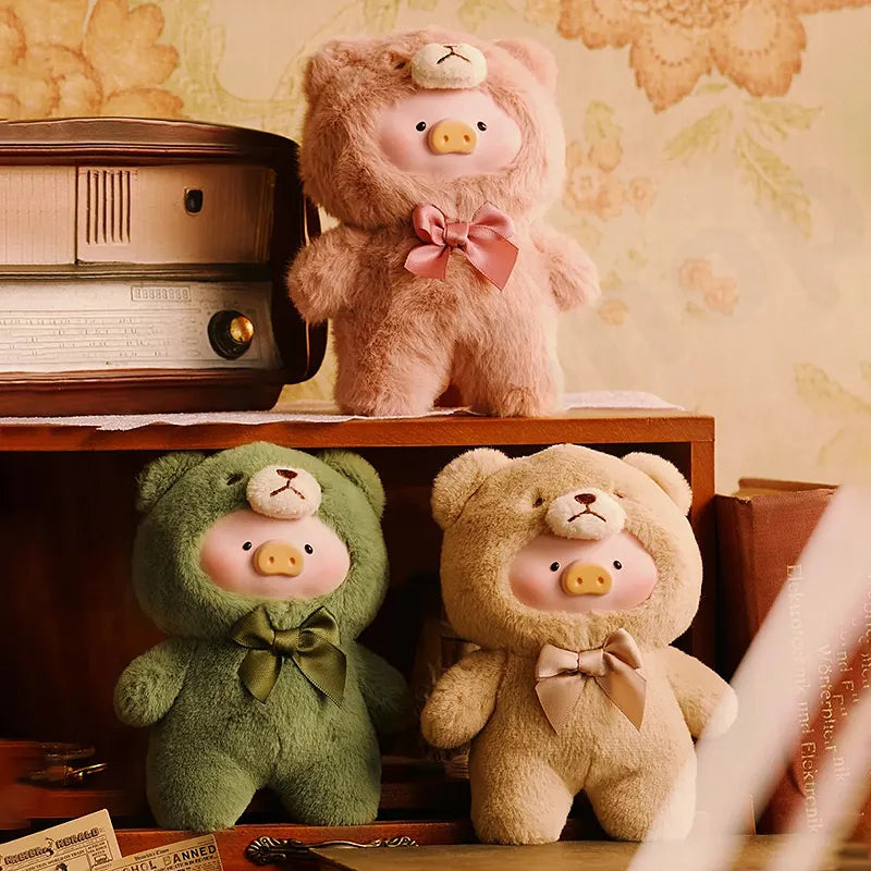 Lulu The Piggy Vintage Teddy Shop Vinyl Plush Pendant Blind Box Mindzai Toy Shop