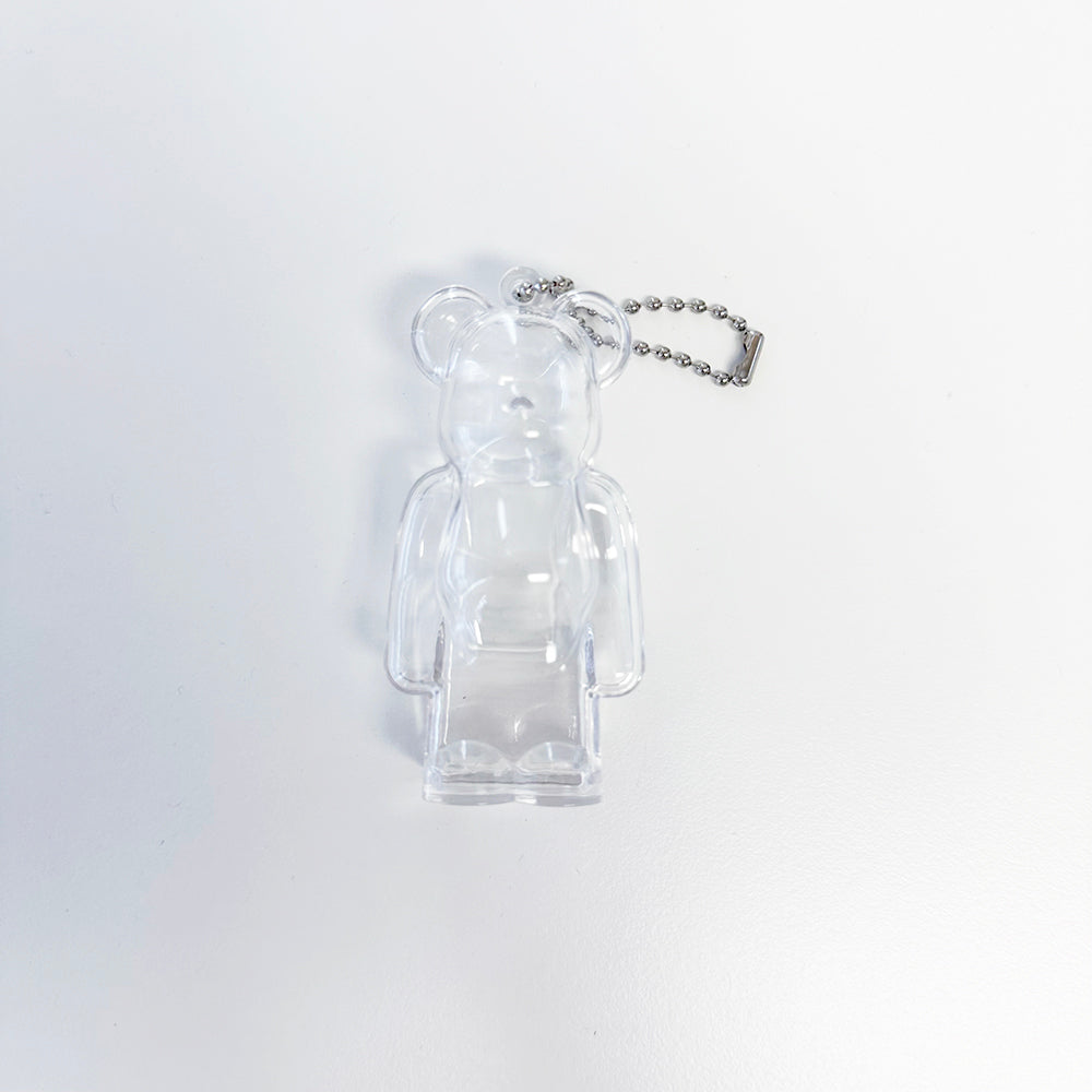 Clear Case Display Keychain for 100% Bearbrick