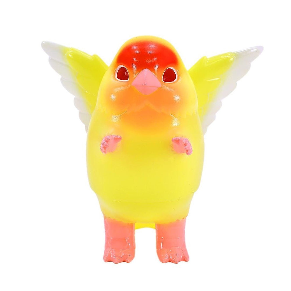 Pigora Love Bird Lutino Sofubi Art Toy by Konatsuya