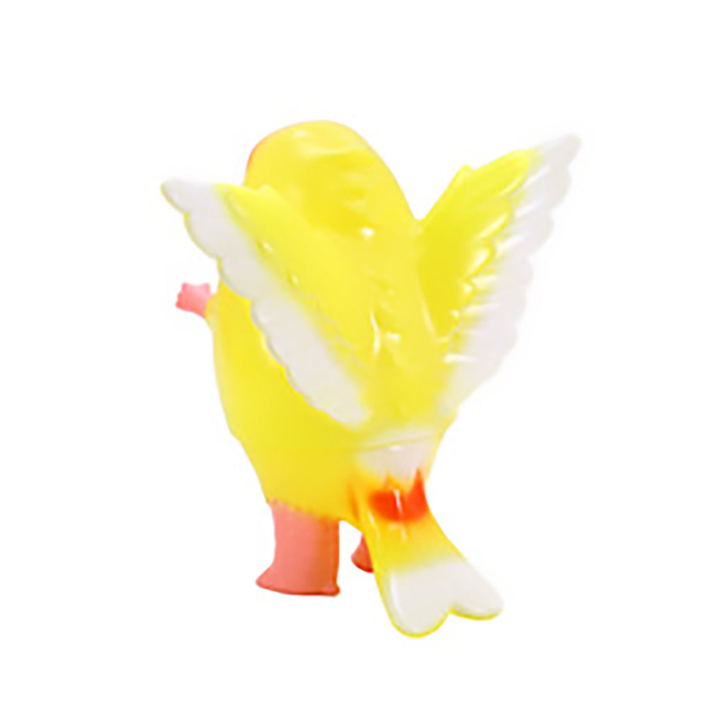 Pigora Love Bird Lutino Sofubi Art Toy by Konatsuya