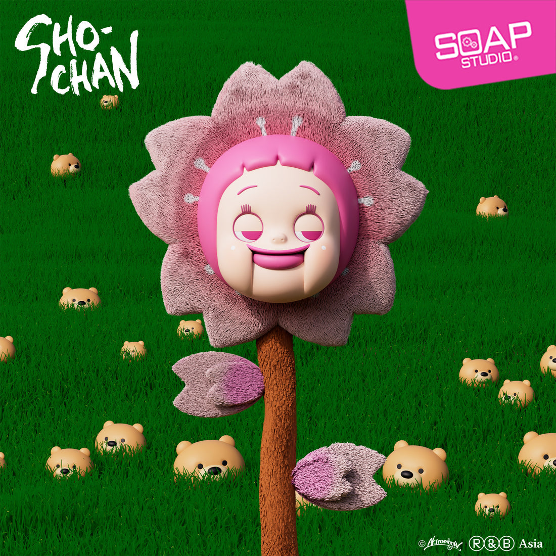 SHO-CHAN Magnetic Flower Pinwheel by Soap Studio