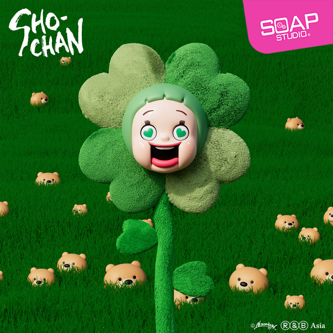 SHO-CHAN Magnetic Flower Pinwheel by Soap Studio