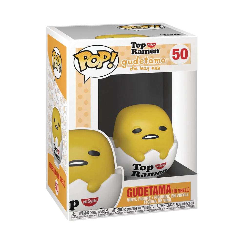 Sanrio Gatchaman x Nissin: Gudetama in Shell POP! Vinyl Figure by Funko (Kuji)