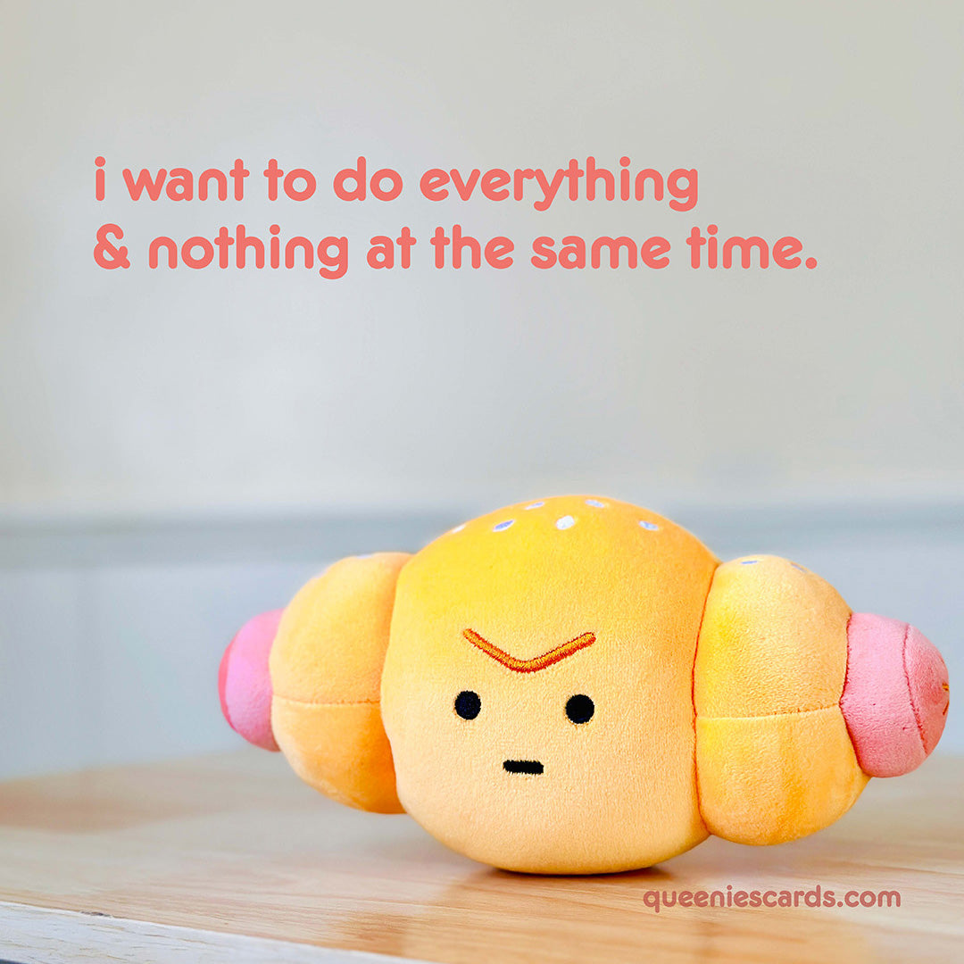 Sebastian the Sausage Bao Plush by Queenie's Cards