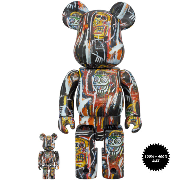 MEDICOM TOY - BE@RBRICK Andy× BASQUIAT #3 100&amp;400% BE@RBRICK Andy Warhol JEAN-MICHEL BASQUIAT #3 100% & 400% by