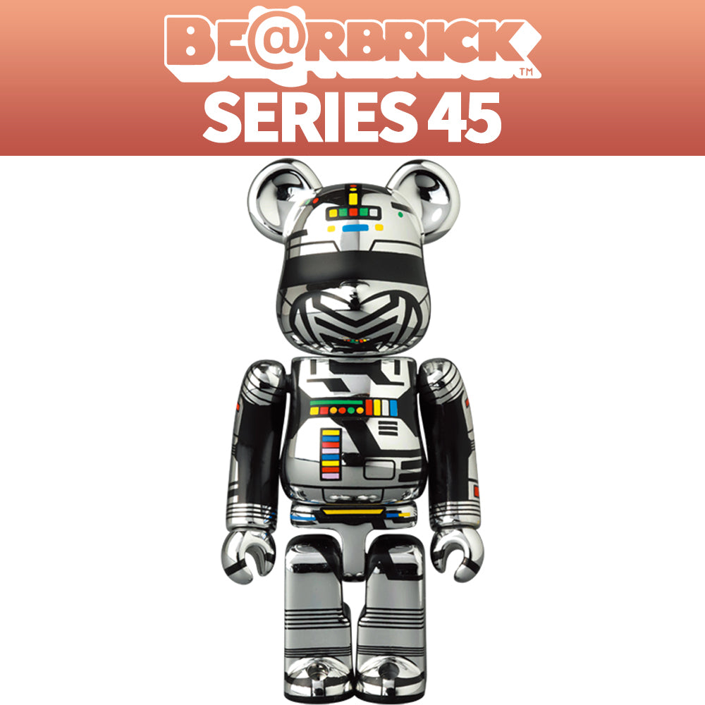 SF Chrome robot - Bearbrick Series 45 by Medicom Toy