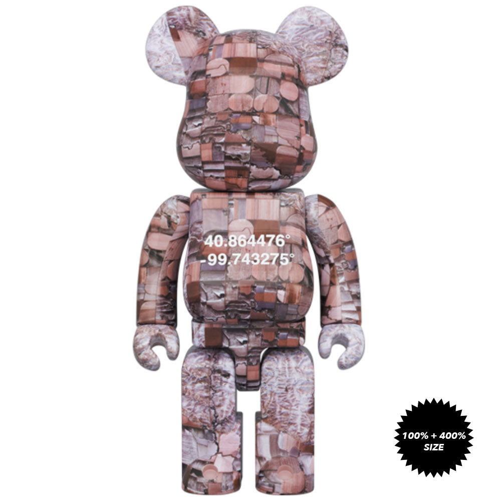 Benjamin Grant OVERVIEW Nebraska 100% + 400% Bearbrick Set by Medicom Toy