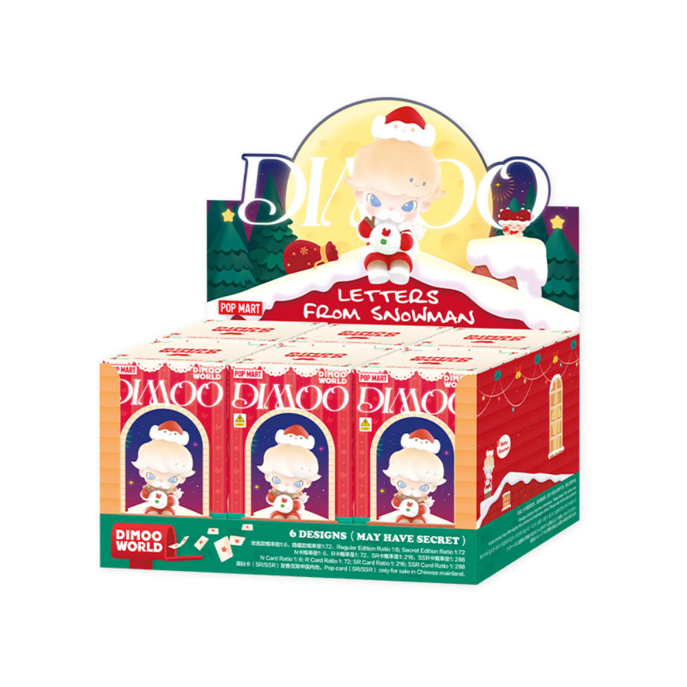 Dimoo Letters From Snowman Series Figures Blind Box by POP