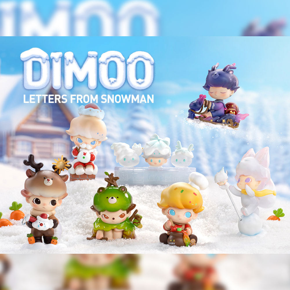 Dimoo Letters From Snowman Series Figures Blind Box by POP MART