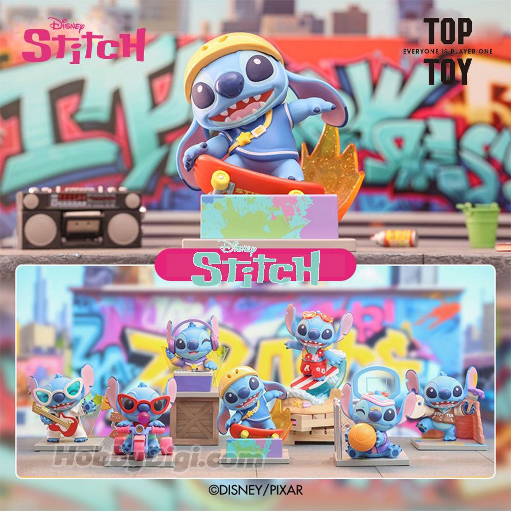 Disney Stitch Street Style Blind Box Series by TOPTOY