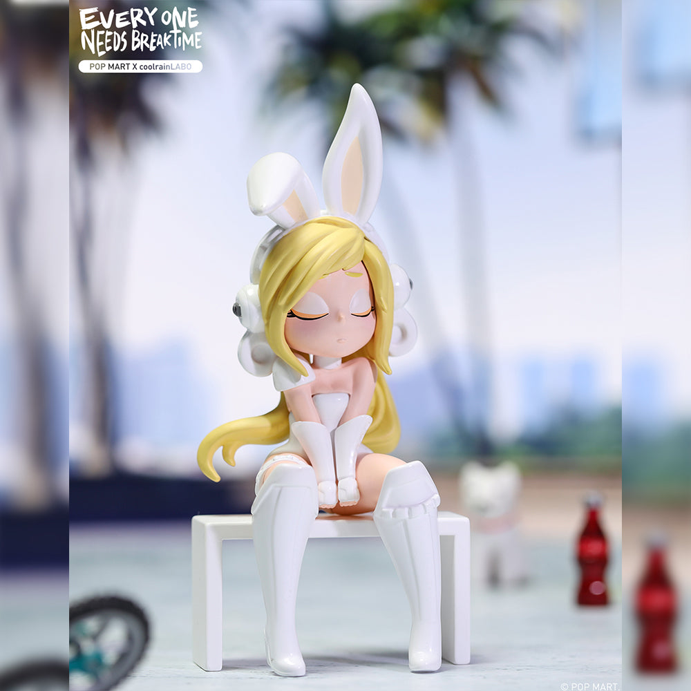 White Rabbit - Everyone Needs Break Time Series by Coolrain Labo x POP MART
