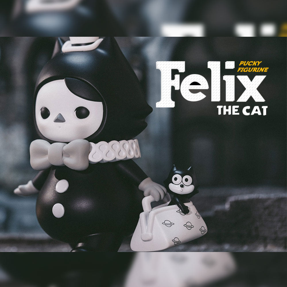 Felix the Cat x Pucky Big Art Toy Figure by POP MART