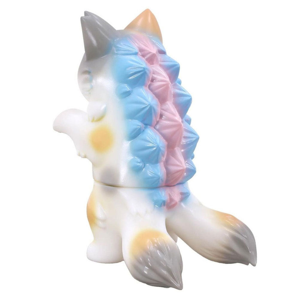 Fluffy Negora Pastel Calico Sofubi Art Toy by Konatsuya