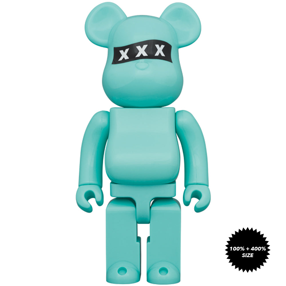 God Selection XXX 10th Anniversary 100% + 400% Bearbrick Set by Medicom Toy