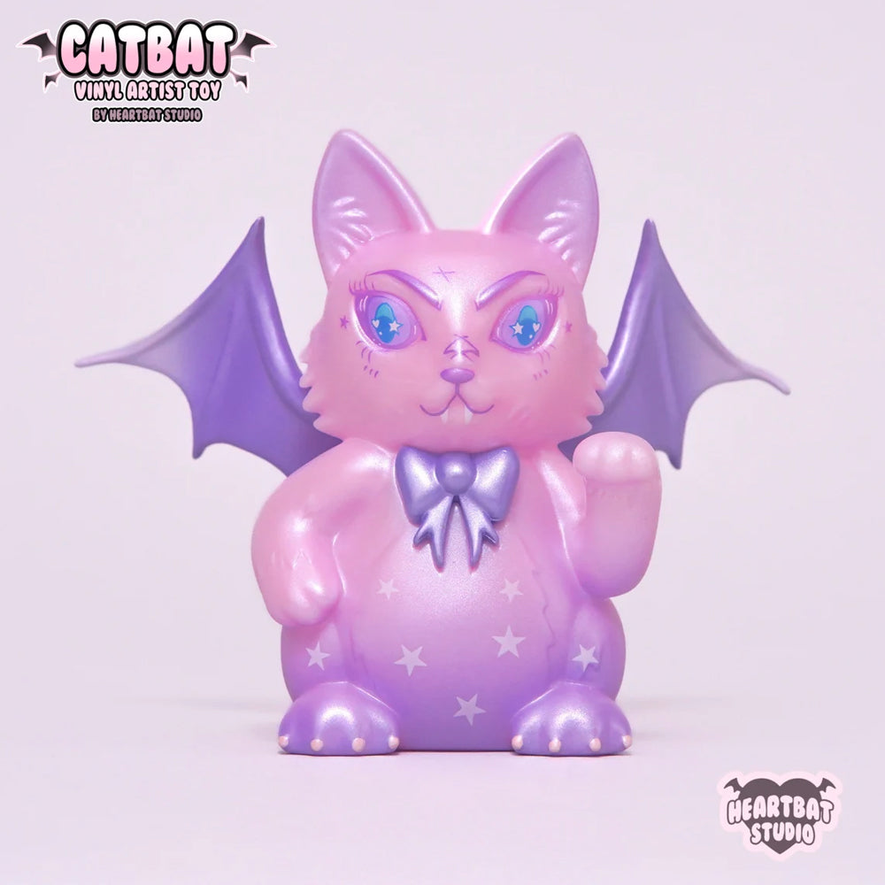 Jellybean Catbat Vinyl Toy by Heartbat Studio