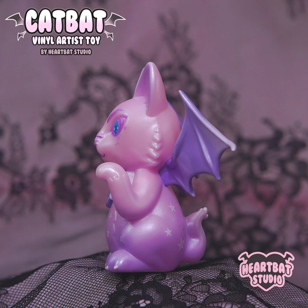 Jellybean Catbat Vinyl Toy by Heartbat Studio