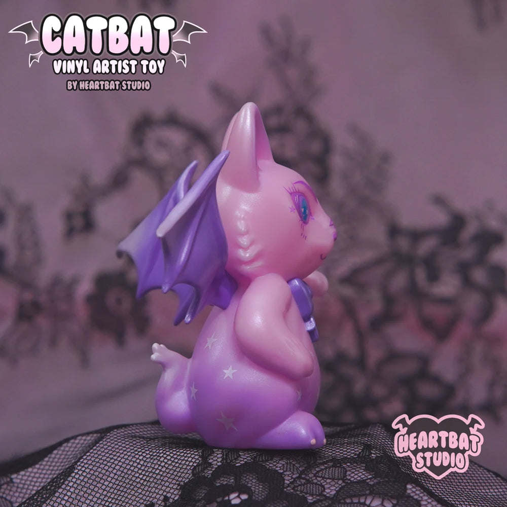 Jellybean Catbat Vinyl Toy by Heartbat Studio