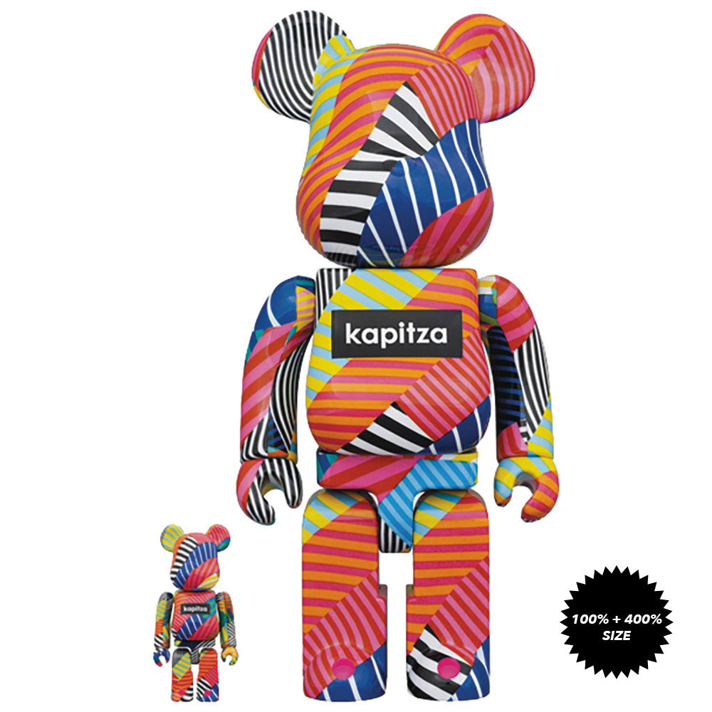 Kapitza Lollipop 100% + 400% Bearbrick Set by Medicom Toy