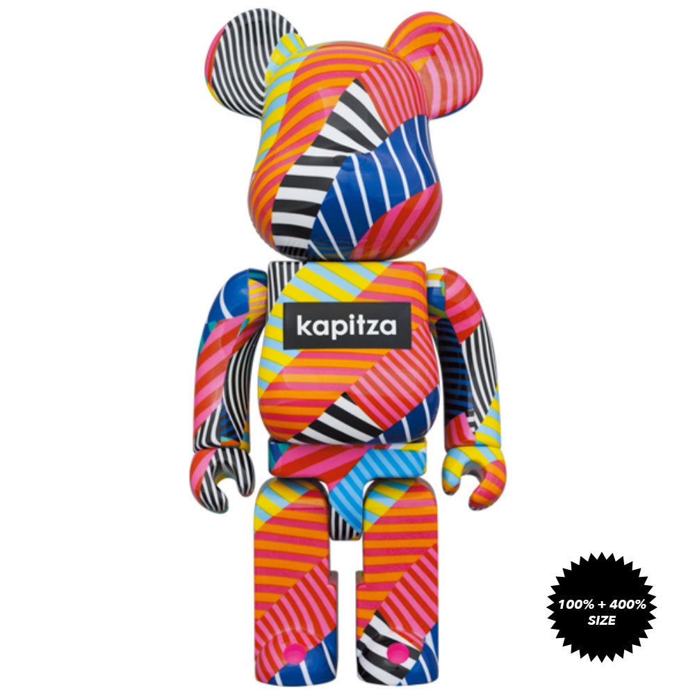 Kapitza Lollipop 100% + 400% Bearbrick Set by Medicom Toy