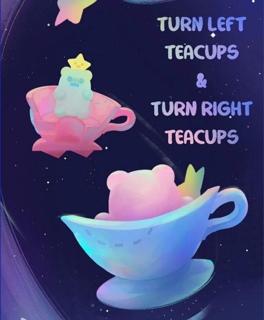 Turn Left and Turn Right Teacup Set - Shinwoo Dreamy Land by Finding Unicorn