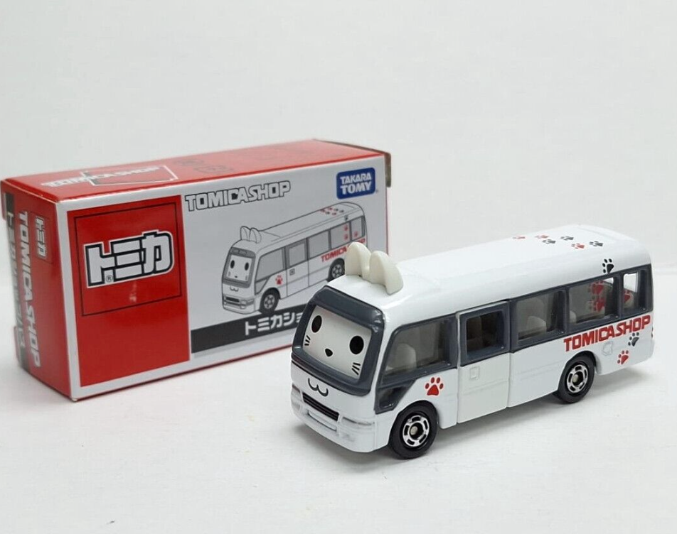 Tomica Shop Toyota Coaster Kindergarten Cat Bus by Takara Tomy