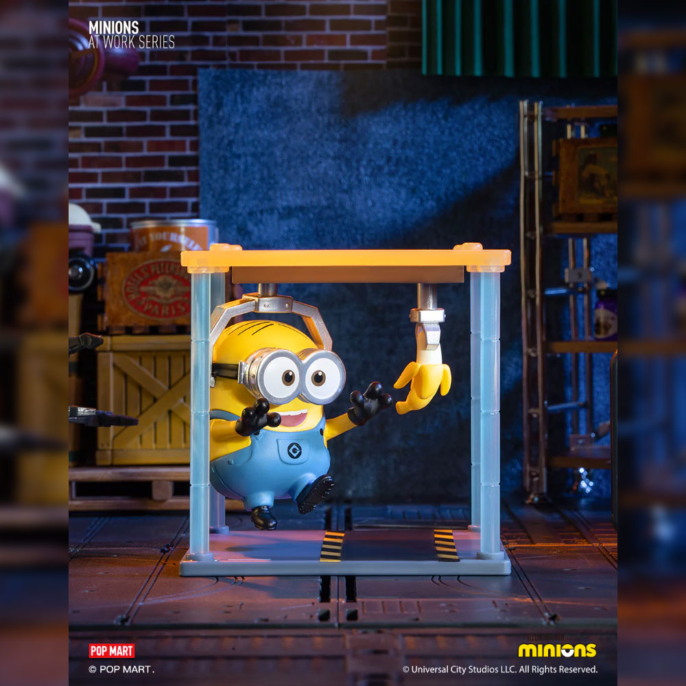 Crane Catch Dave - Minions at Work Series by POP MART