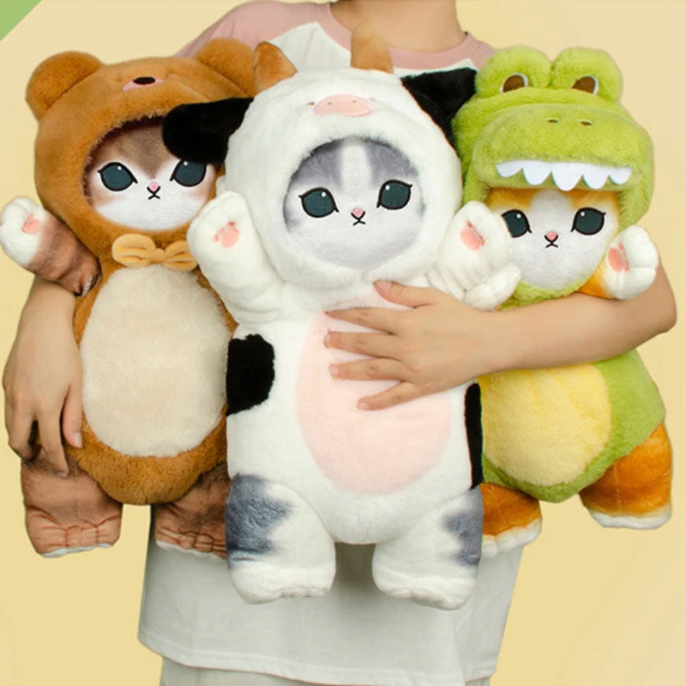 Mofusand Cat Dress Up - Cow 50cm Plush by Mofusand