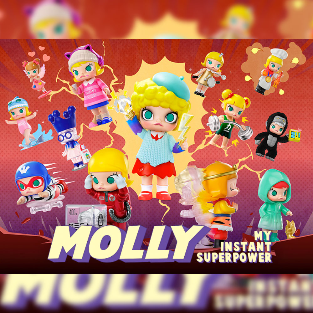 Molly My Instant Superpower Series Figures Blind Box by POP MART