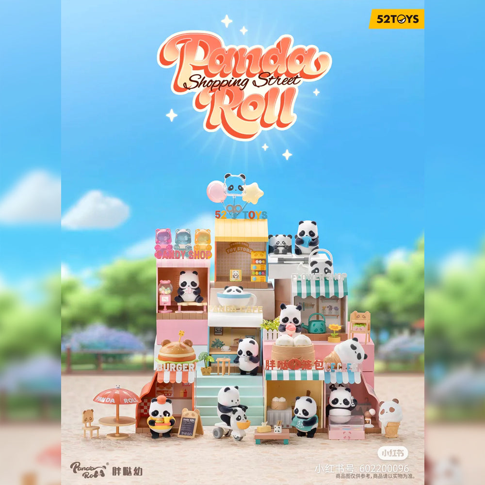 *Pre-order* Panda Roll Shopping Street Blind Box Series by 52 Toys