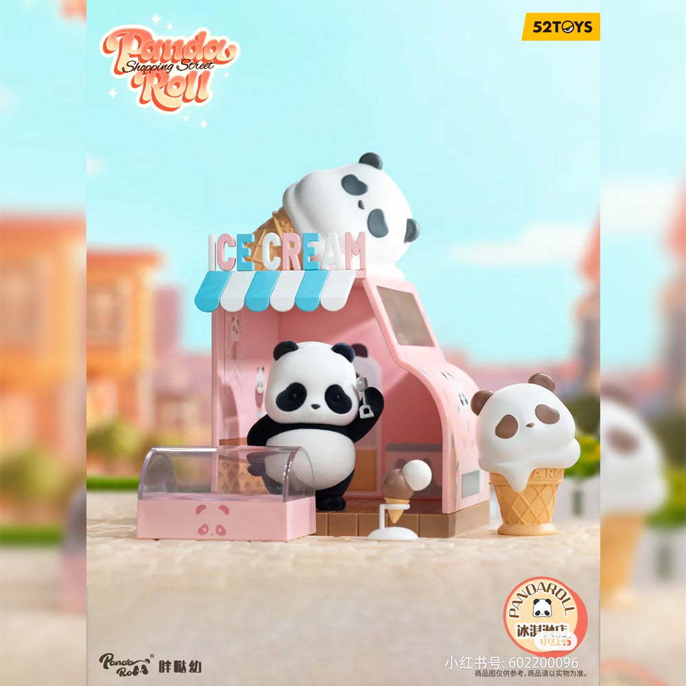 Panda Roll Shopping Street Blind Box Series by 52 Toys