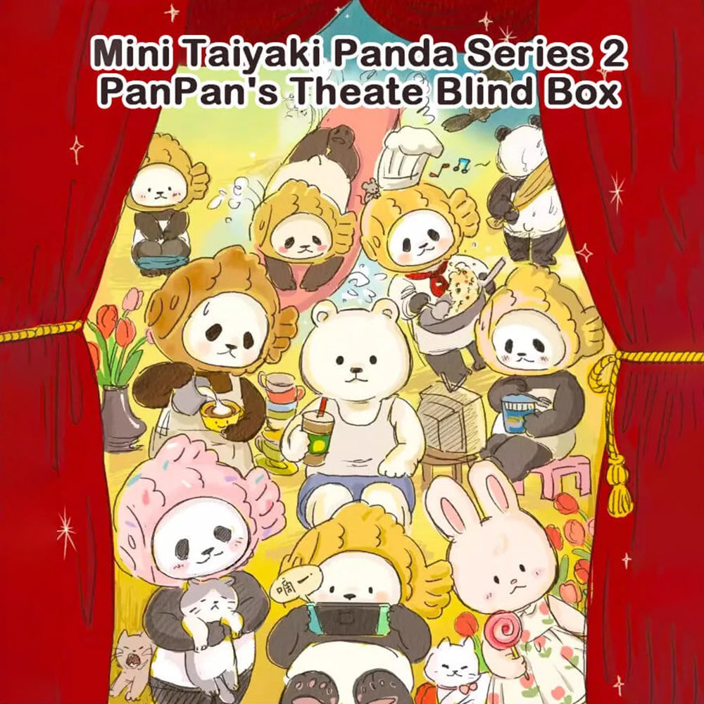 Mini Taiyaki Panda Blind Box Series 2 Pan Pan&#39;s Theatre by PlanetBearo