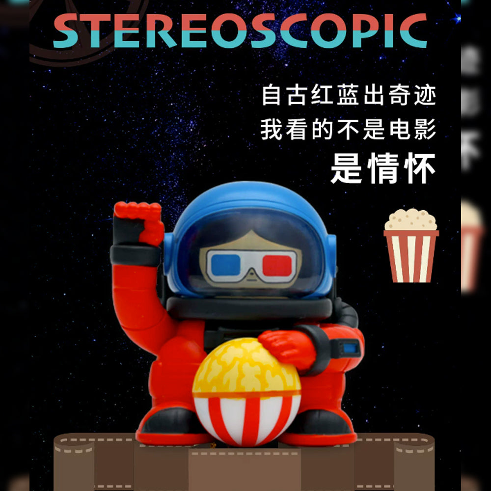 Stereoscopic - Plutus Spacemen Back to Future Series by 52Toys