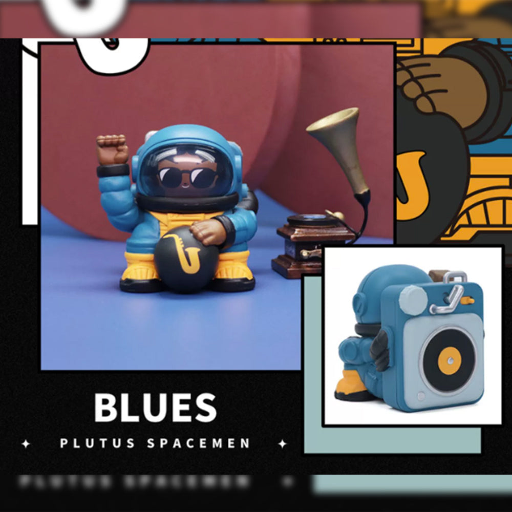 Plutus Spacemen Music Blind Box Series by 52Toys
