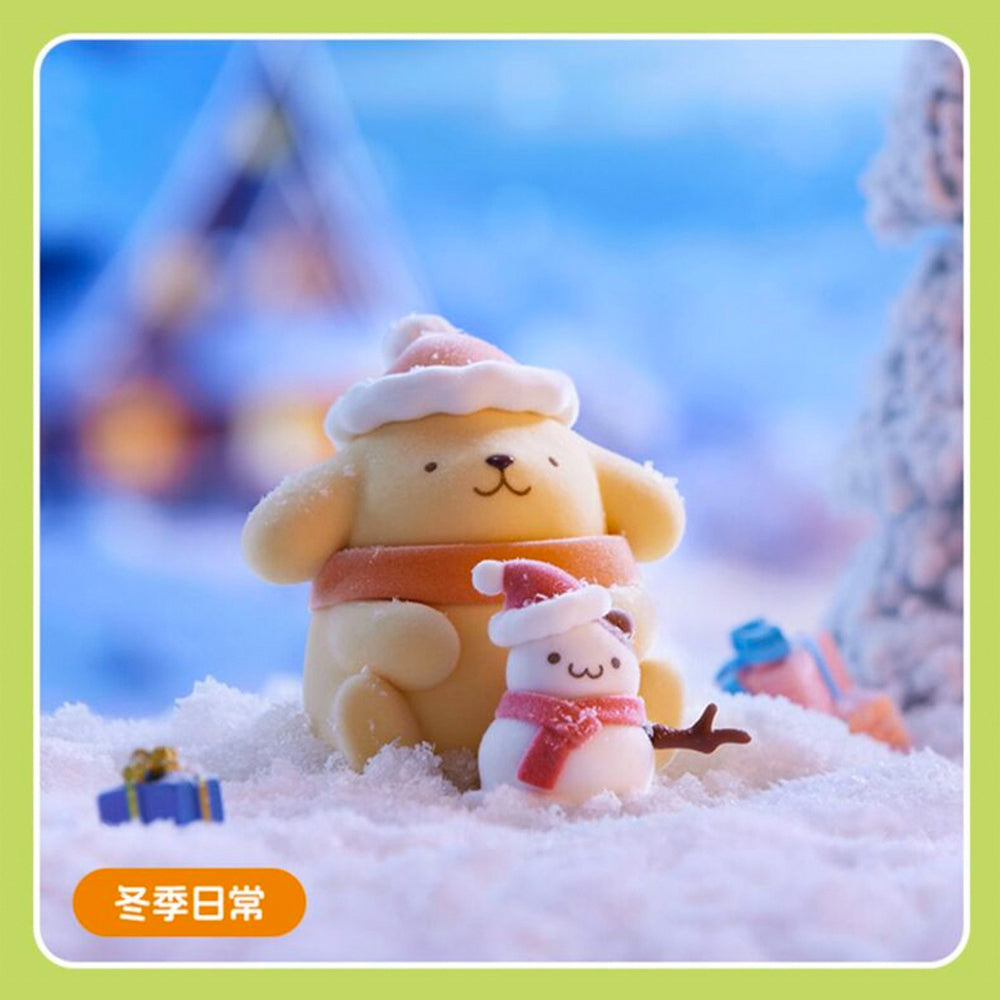 Pompompurin Childhood Four Seasons Blind Box Series by Sanrio x Miniso