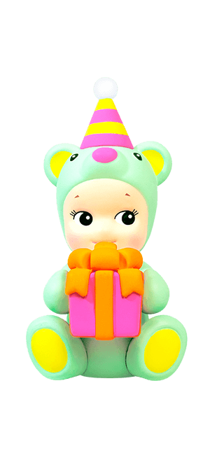 Present Hug - Sonny Angel Birthday Gift Bear 2021 Series by Sonny Angel