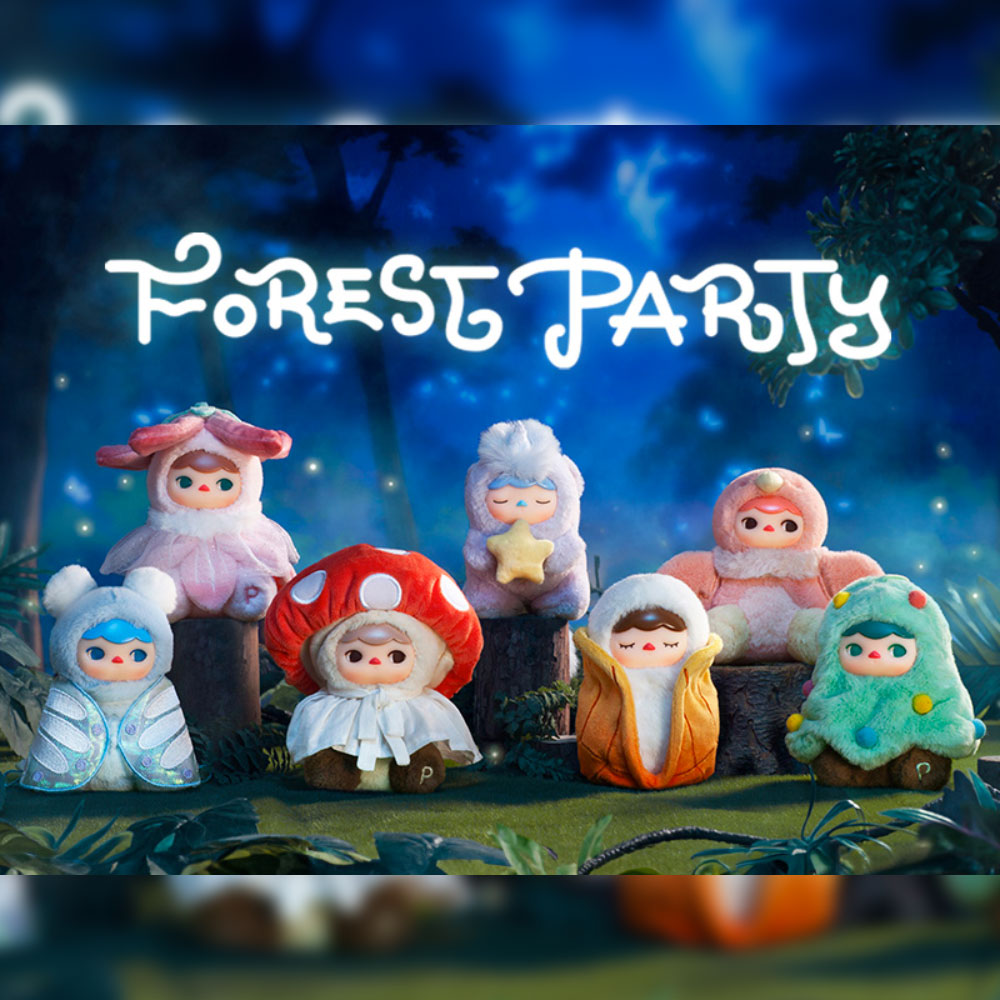 Pucky Forest Party Series Vinyl Plush Pendant Blind Box by POP MART