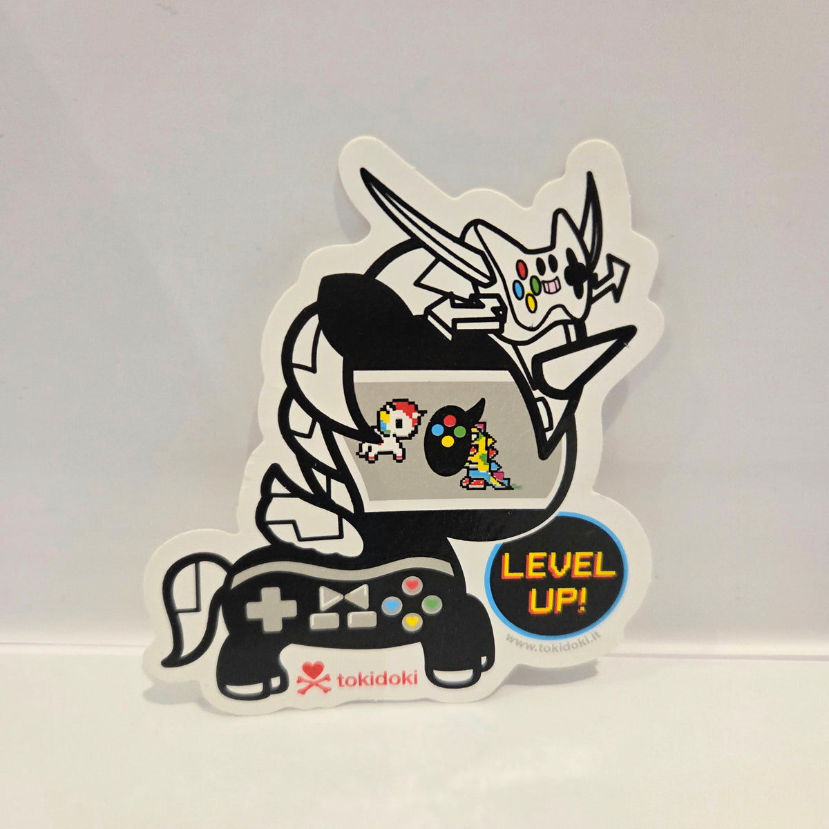 Tokidoki Level Up Game Die Cut Sticker by Tokidoki