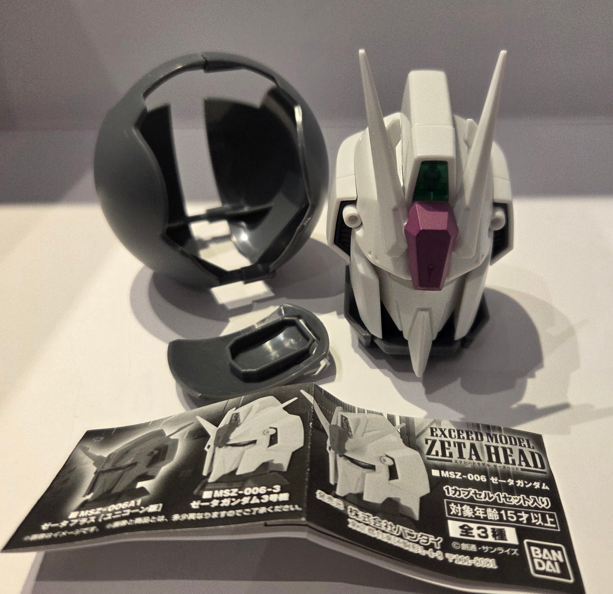 MSZ-006-3 Zeta Gundam Unit 3 &quot;EXCEED MODEL ZETA HEAD&quot; - Bandai