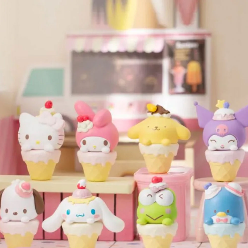 Sanrio Characters Mini Ice Cream Cone Blind Bag Series by Top Toy