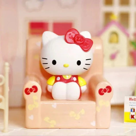 Hello Kitty (Red) - Sanrio Characters Sitting Dolls Series by Top Toy