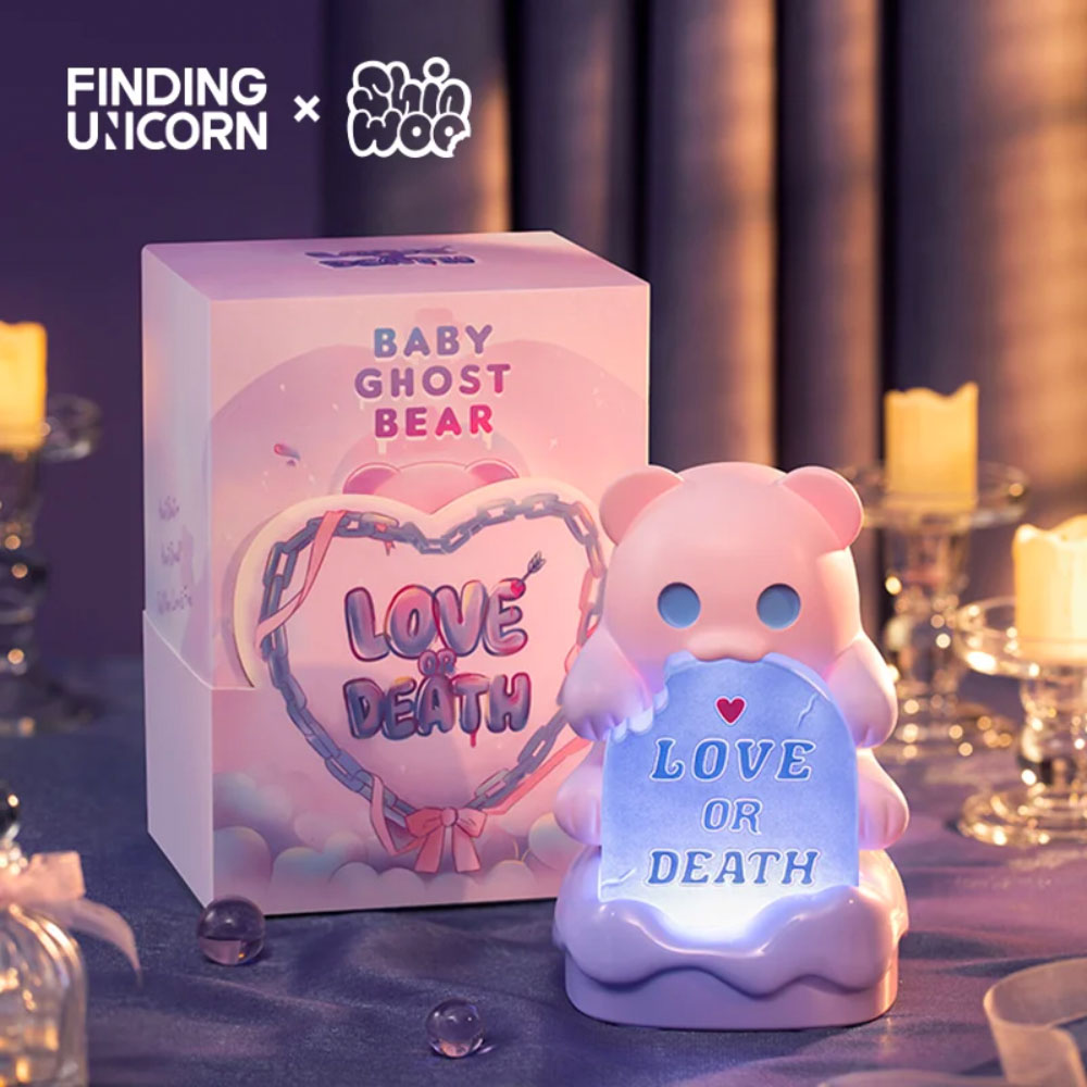 Shinwoo Baby Ghost Bear Love or Death Night Light by ShinWoo x Finding Unicorn