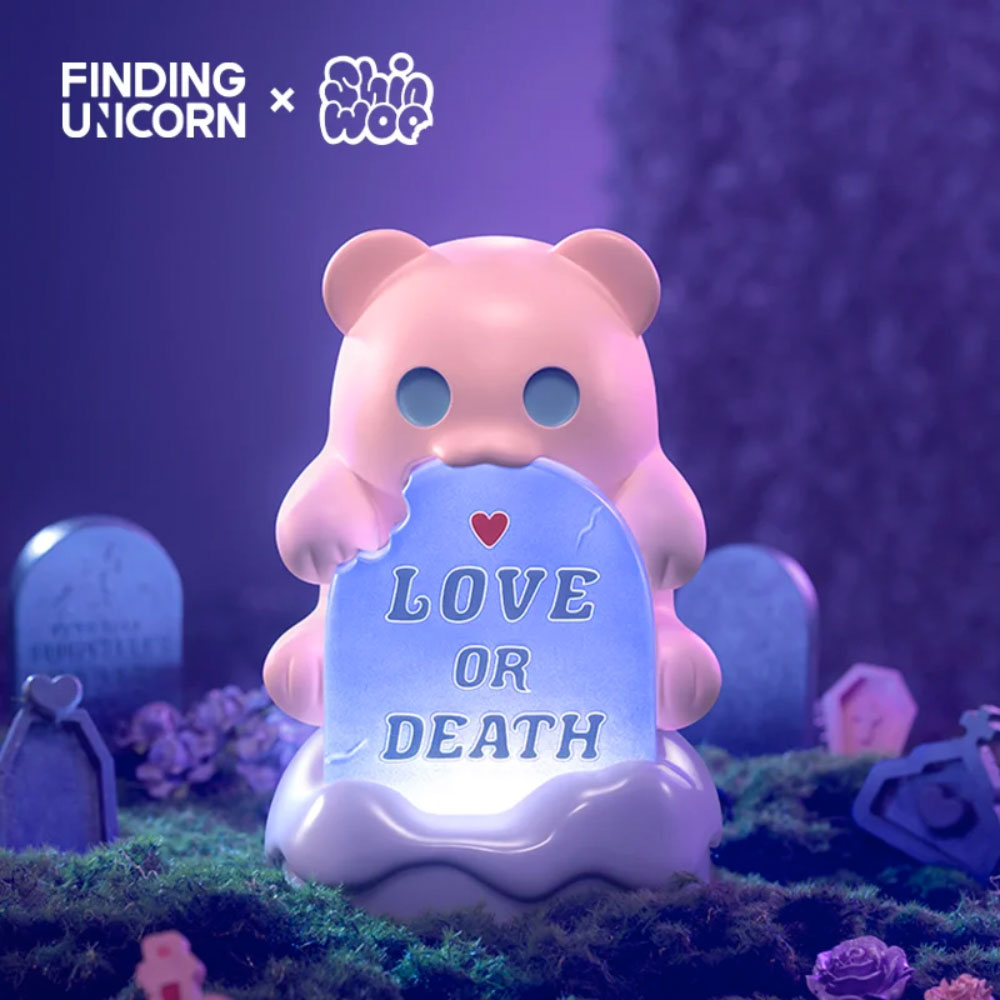 Shinwoo Baby Ghost Bear Love or Death Night Light by ShinWoo x Finding Unicorn