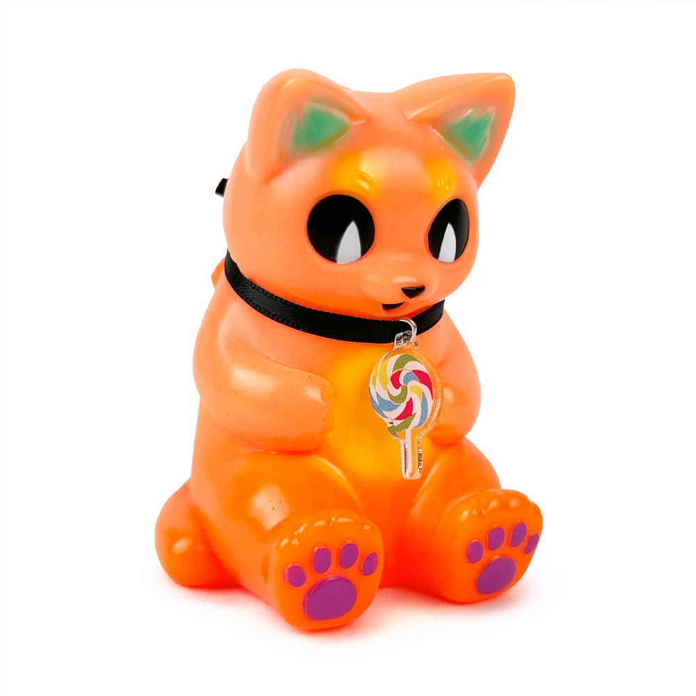 *Pre-order* Sitting Negora Halloween Sofubi Art Toy by Konatsuya