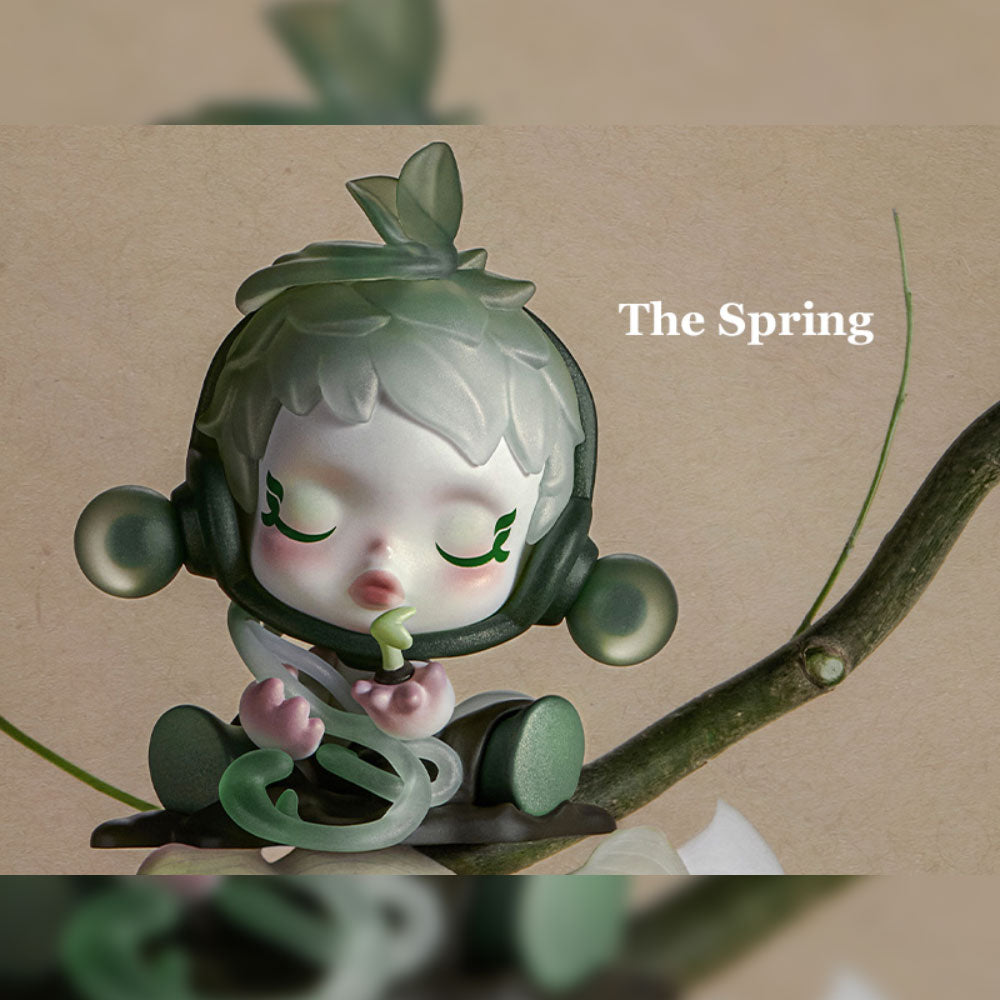 The Spring - Skullpanda The Ink Plum Blossom Series by POP MART