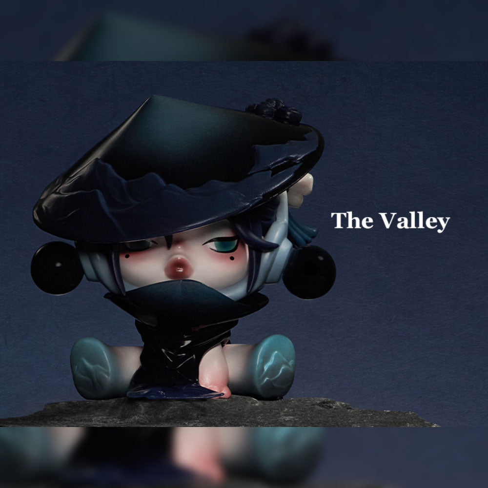The Valley - Skullpanda The Ink Plum Blossom Series by POP MART
