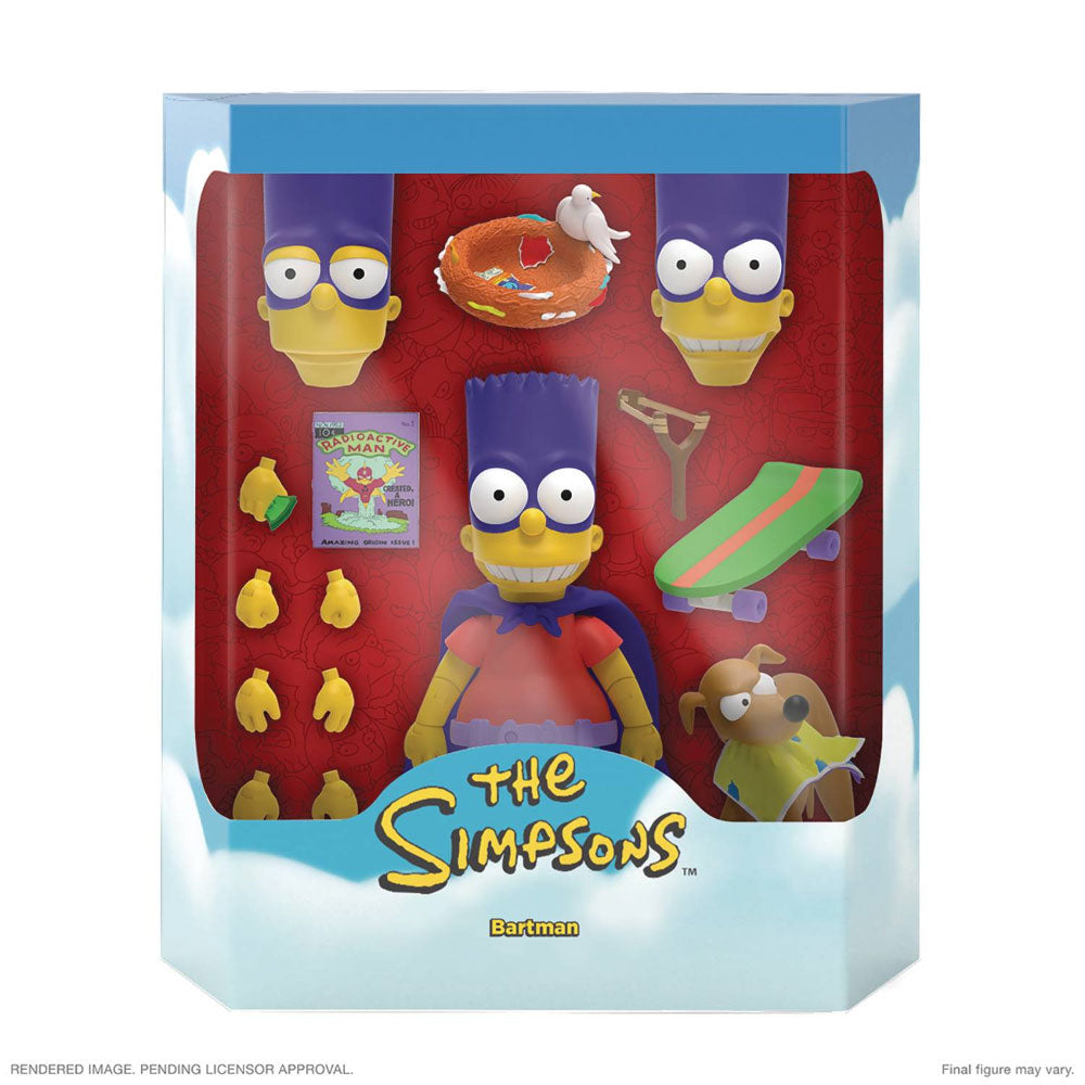 The Simpsons Ultimates Wave 2 Bartman Action Figure by Super7