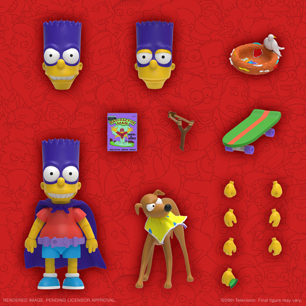 The Simpsons Ultimates Wave 2 Bartman Action Figure by Super7