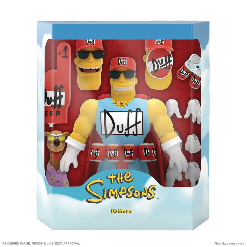 The Simpsons Ultimates Wave 2 Duffman Action Figure by Super7
