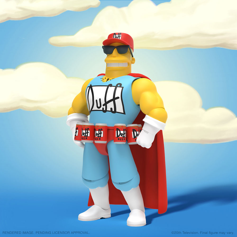 The Simpsons Ultimates Wave 2 Duffman Action Figure by Super7