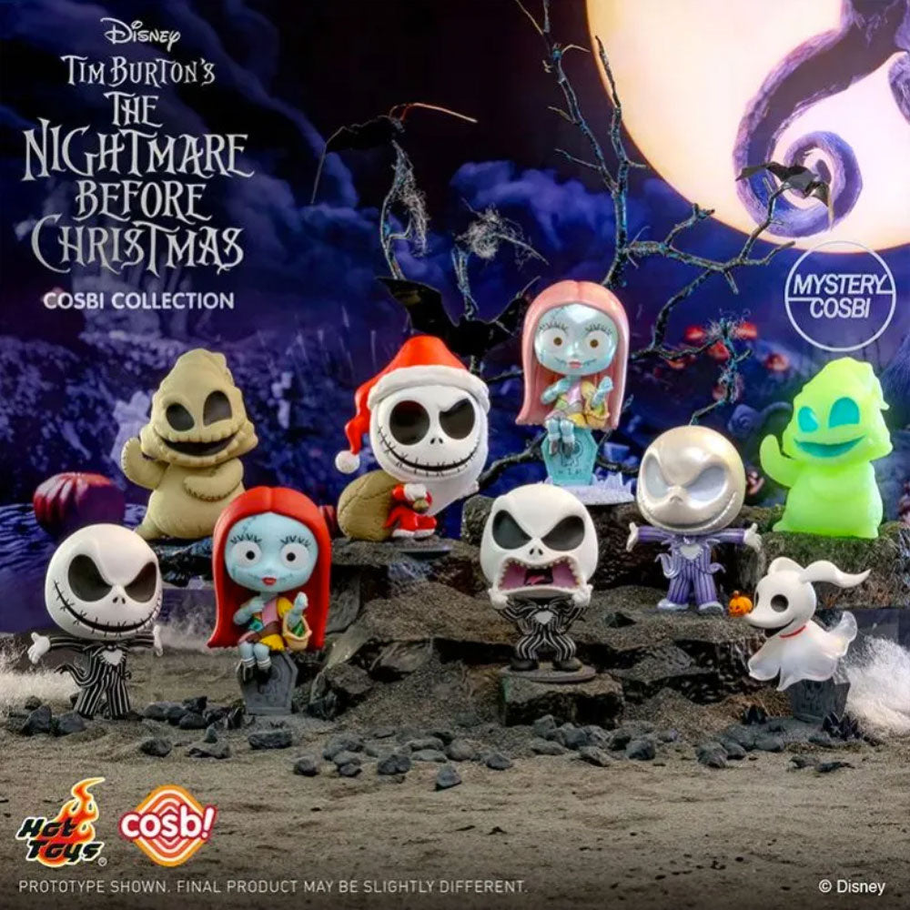 *Pre-order* Tim Burton's The Nightmare Before Christmas Cosbi Collection Blind Box Series by Hot Toys